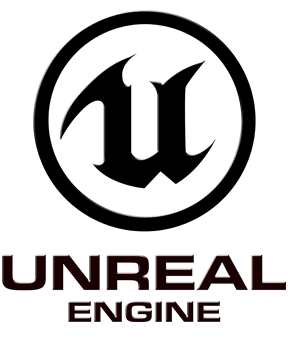 Unreal Engine logo - 3D Game Design engine